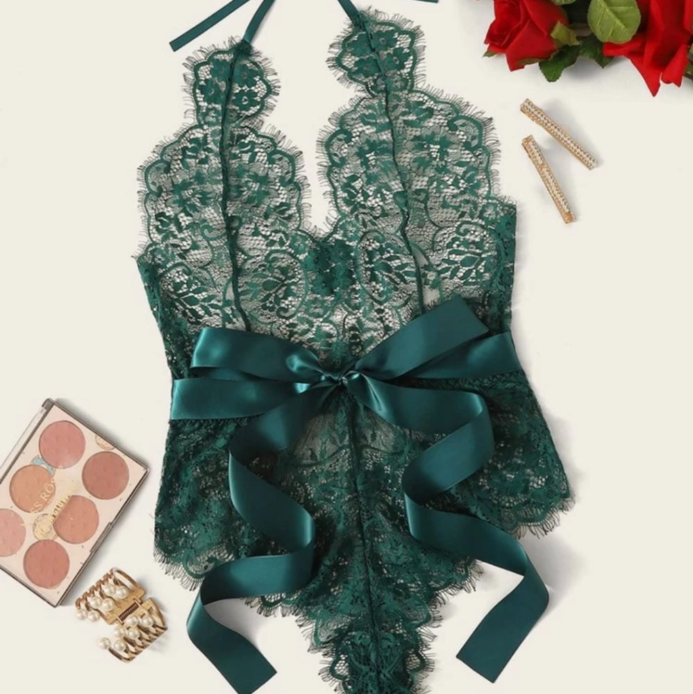 Brand New Green Lingerie
